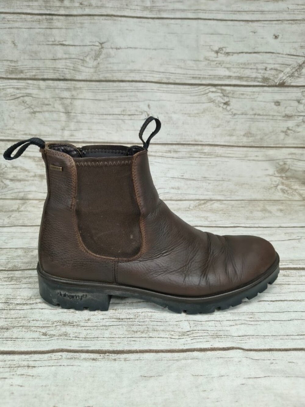 Dubarry of Ireland Brown Leather Gore-Tex Chelsea Boots EU 43